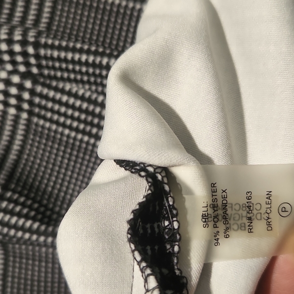 Calvin Klein Gray Black and White Sleeveless Midi Dress Size 8 CKDress10 - Picture 4 of 4